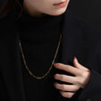 ロング パーツ ネックレス n87