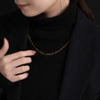 ロング パーツ ネックレス n87