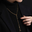 ロング パーツ ネックレス n87