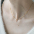ホースシュー ジルコニア ネックレス n102