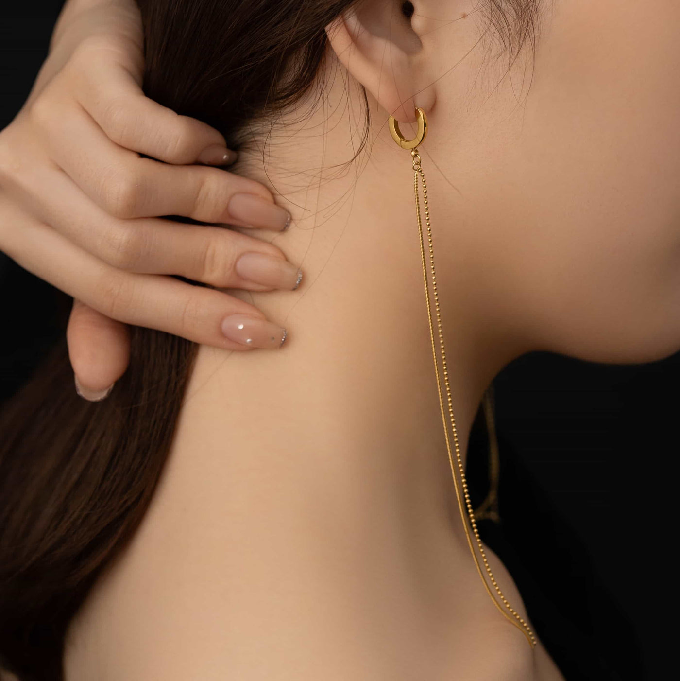 long chain earrings p56