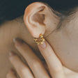 ball hoop earrings p54