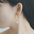 pearl chain earrings p57
