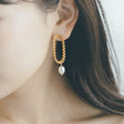 pearl chain earrings p57