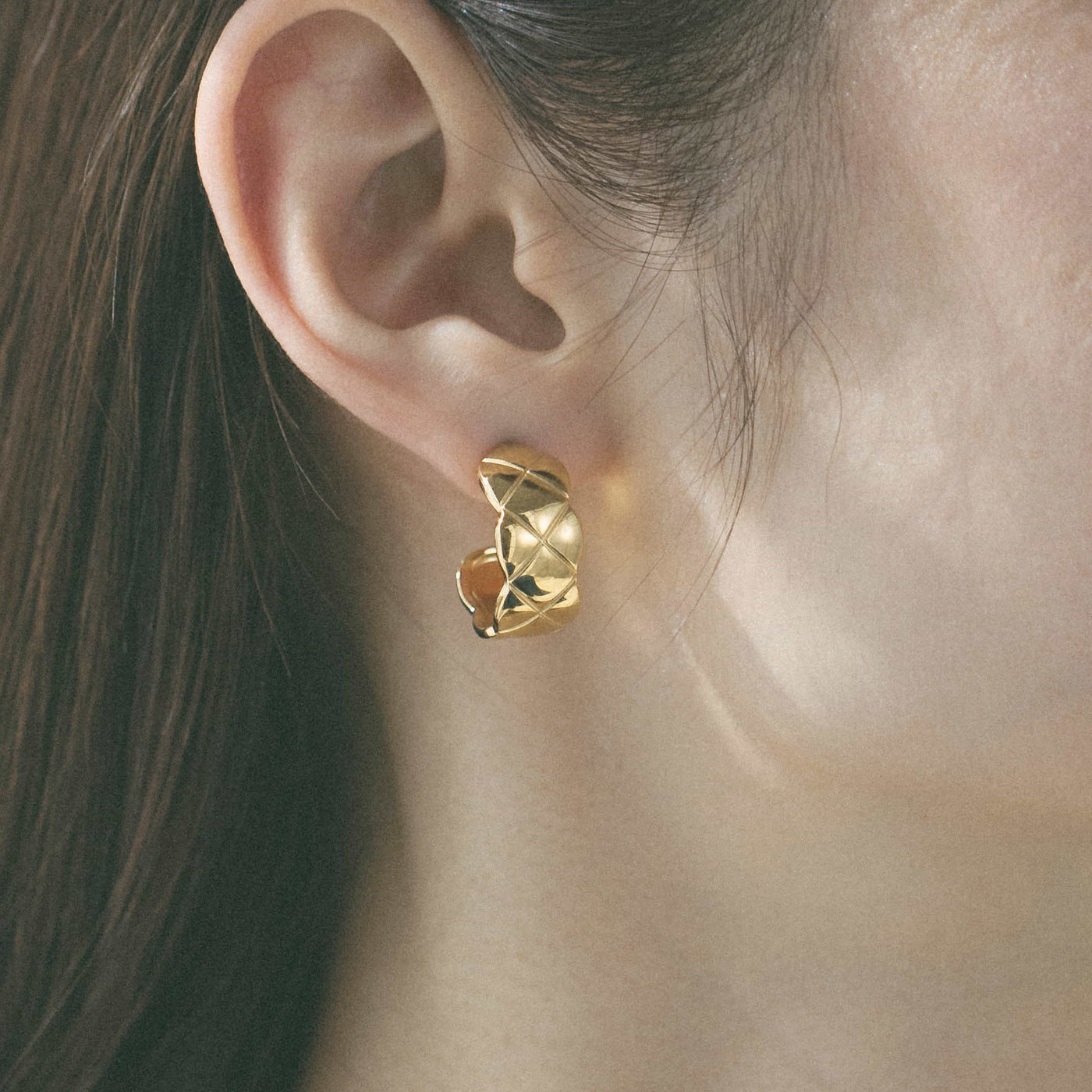 キルティング フープ ピアス p29