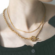 レイヤード ネックレス n106