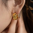 キルティング フープ ピアス p29
