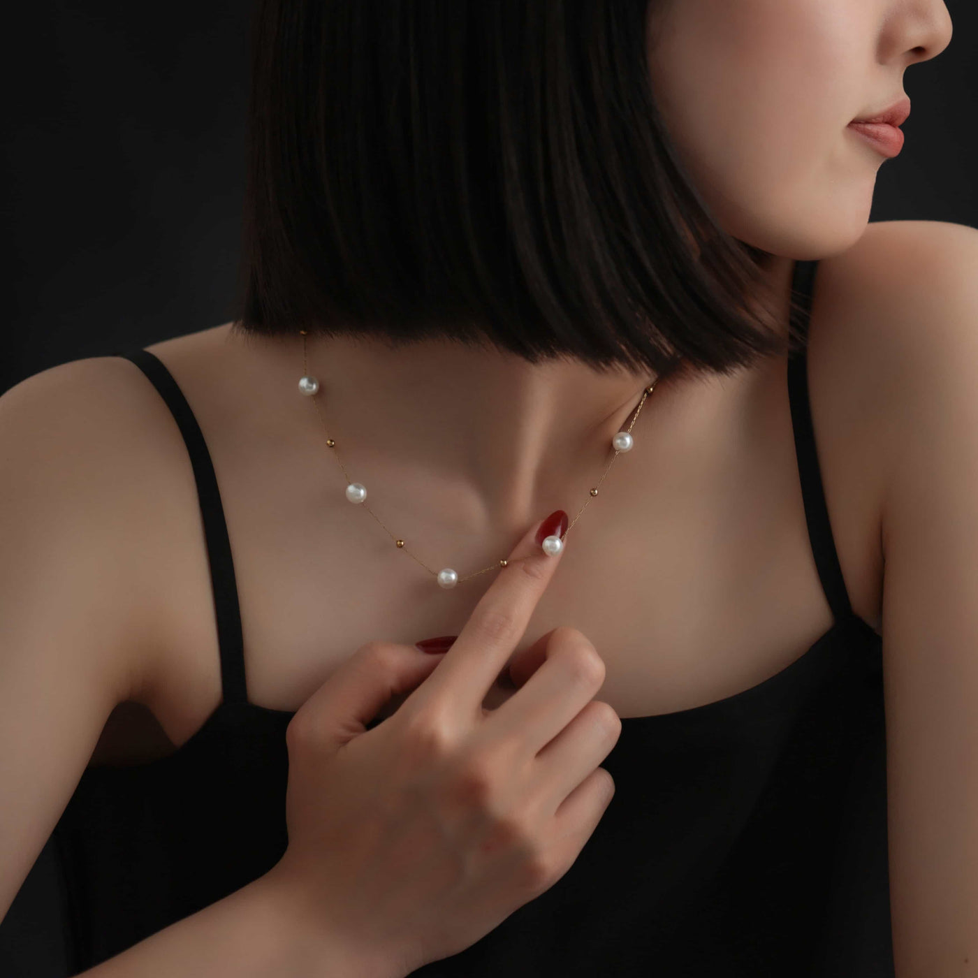 パール ネックレス n46