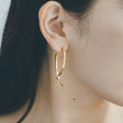 ナチュラル カーブライン ピアス p116
