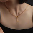 ロング パーツ ネックレス n87