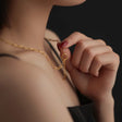 ロング パーツ ネックレス n87