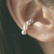quilted hoop ear cuff e16