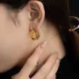 キルティング フープ ピアス p29