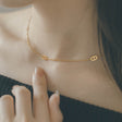 anchor chain necklace n63