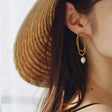 pearl chain earrings p57