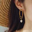 pearl chain earrings p57