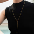 ロング ノット ネックレス n31