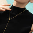 ロング ノット ネックレス n31