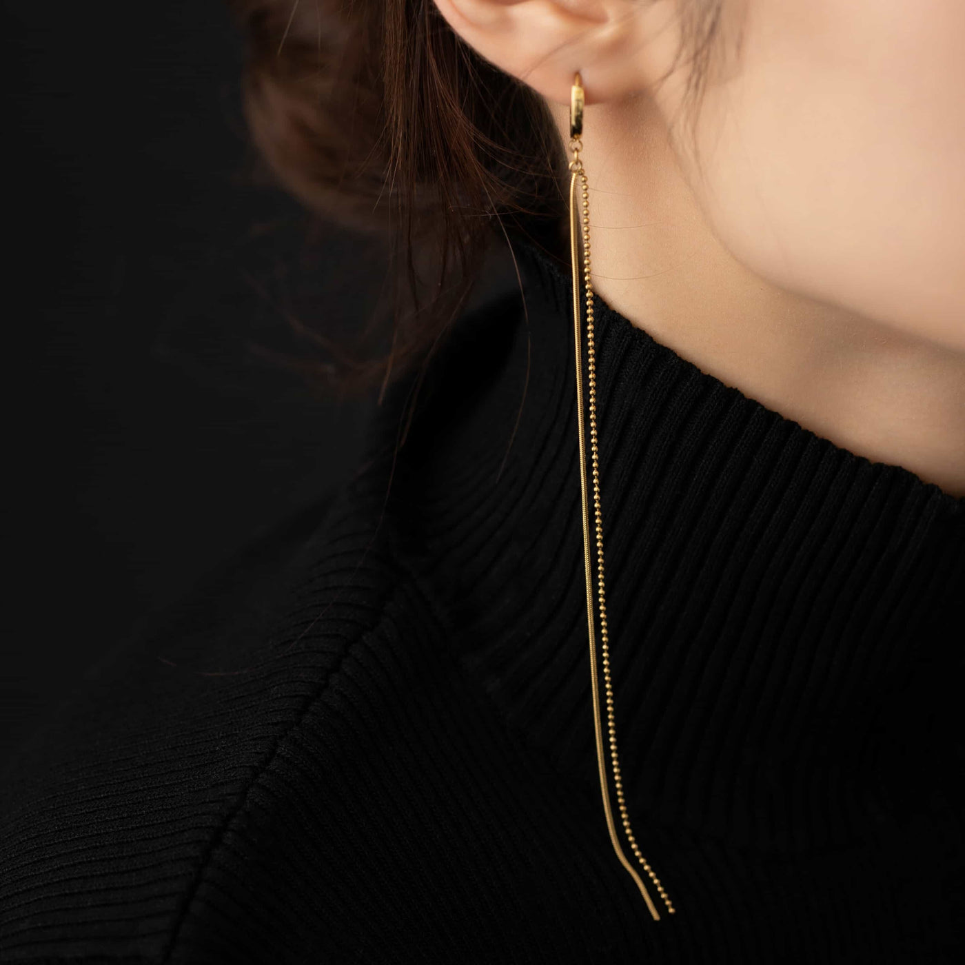 long chain earrings p56