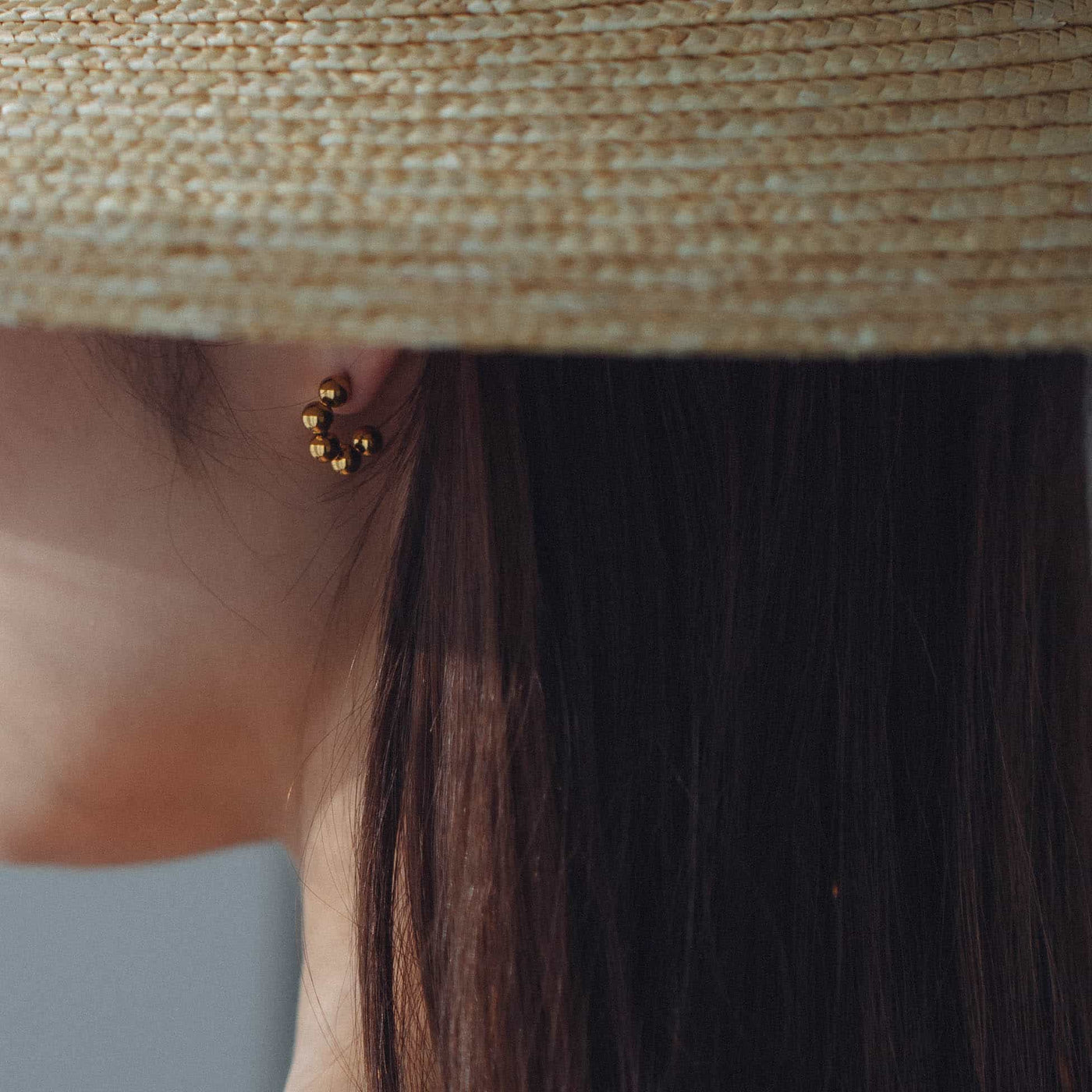 ball hoop earrings p54