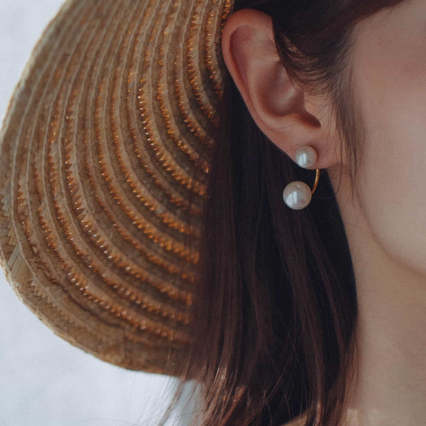 レイヤード パール ピアス p111