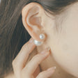 ダブル パール ピアス p120