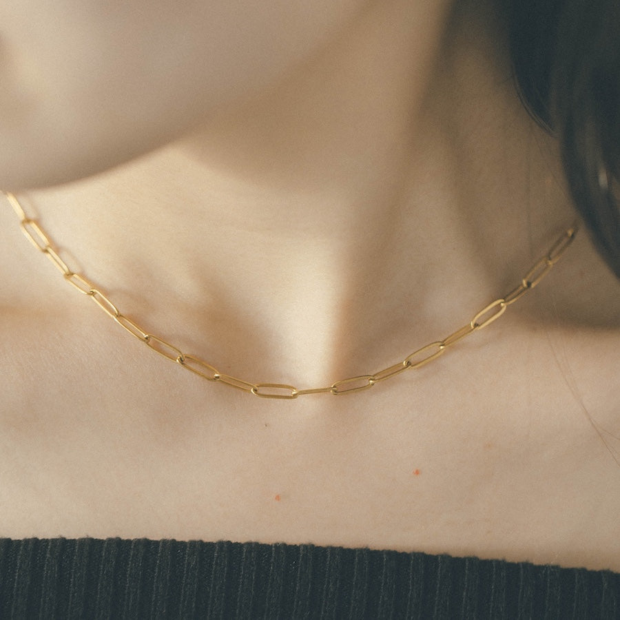 ロング パーツ ネックレス n87