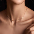 anchor chain necklace n63