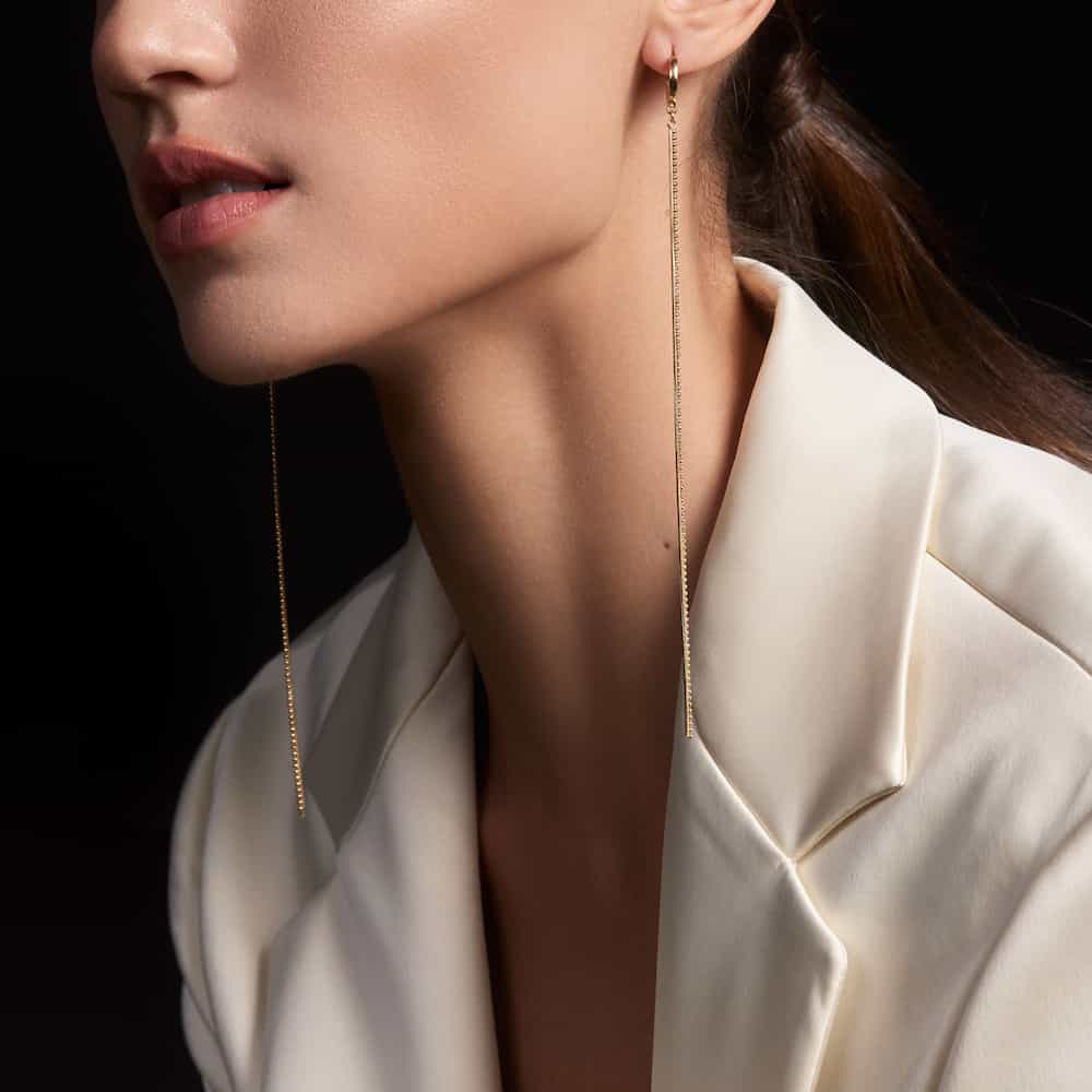 long chain earrings p56