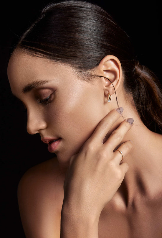 Rust-free metal allergy-friendly gold accessories, Las – Las（ラス）| サビない ...