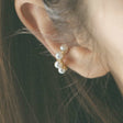 quilted hoop ear cuff e16