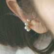 quilted hoop ear cuff e16