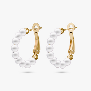 パール フープ ピアス p127