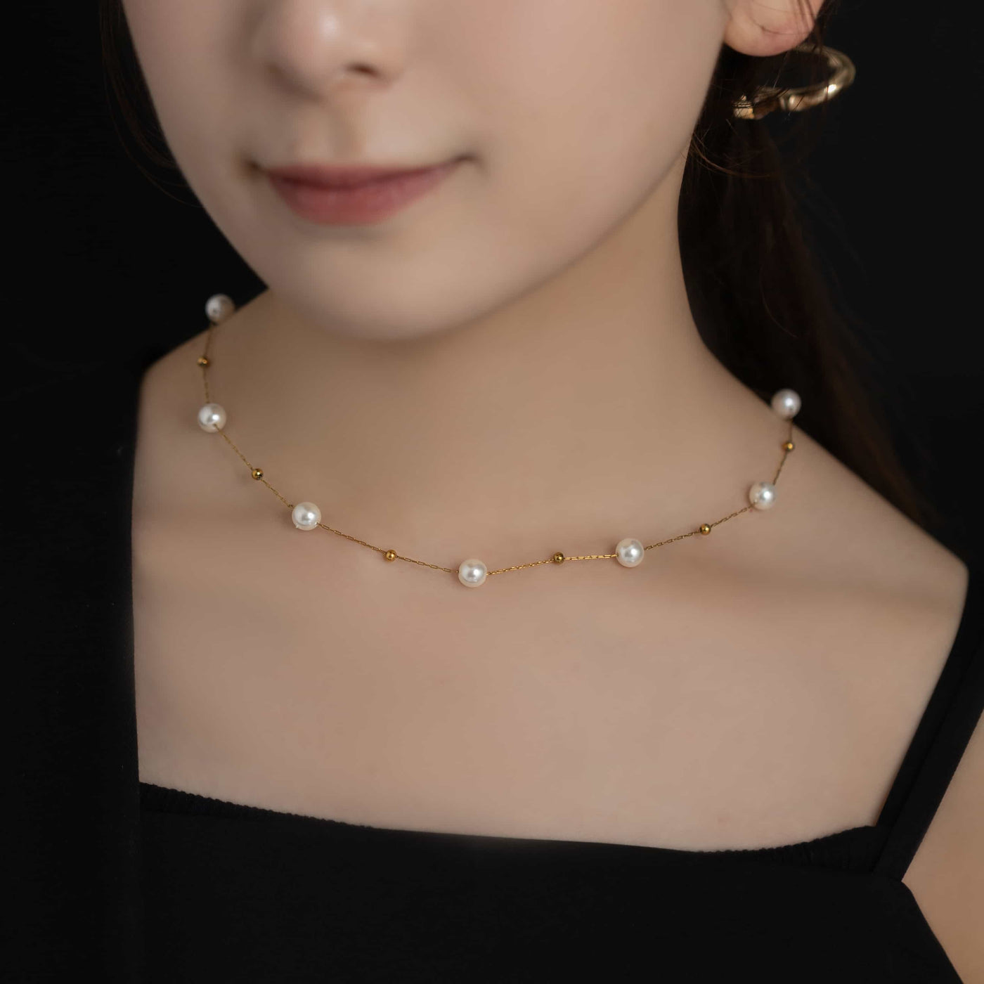 パール ネックレス n46