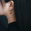 ツイスト スクエア ピアス p115