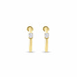 Zirconia hoop earrings p30