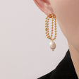 pearl chain earrings p57