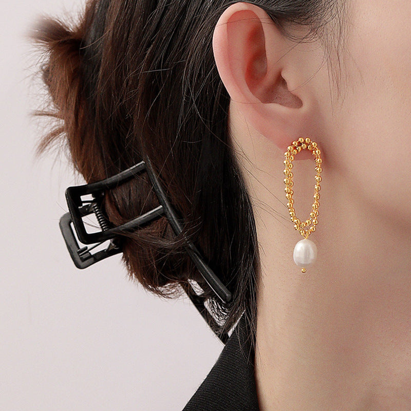 pearl chain earrings p57