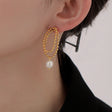 pearl chain earrings p57