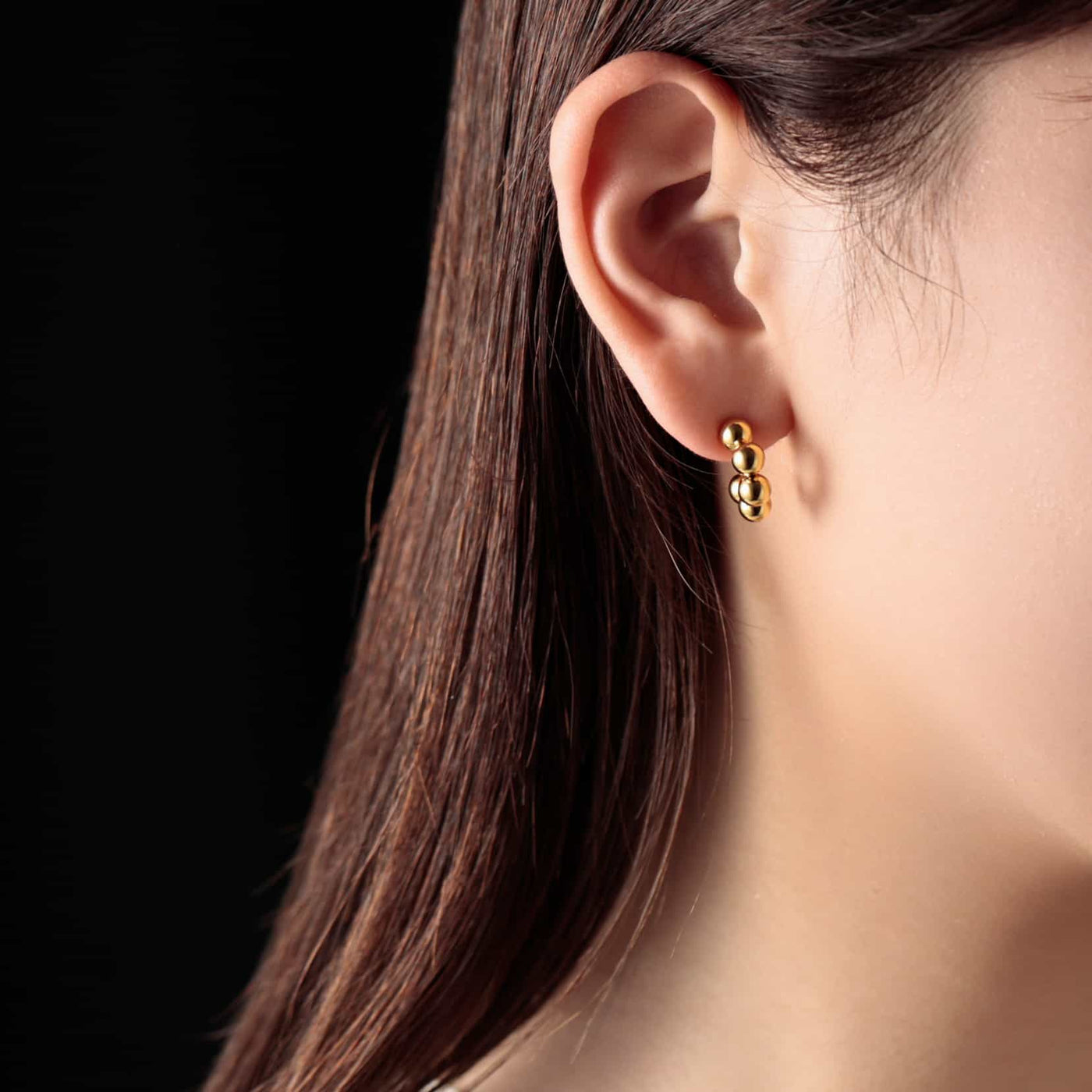ball hoop earrings p54