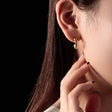 ball hoop earrings p54