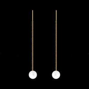 pearl chain earrings p80