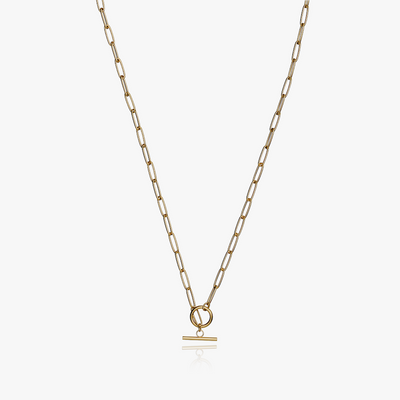 slim chain long necklace n87