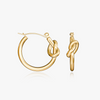 knot hoop earrings p25
