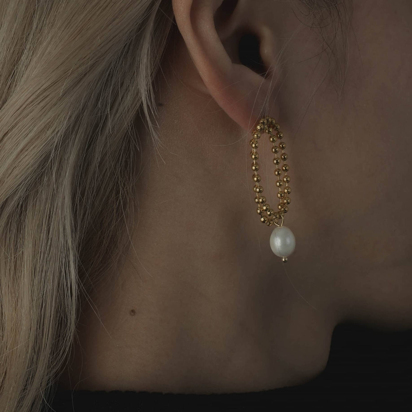 pearl chain earrings p57