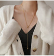 ロング ノット ネックレス n31
