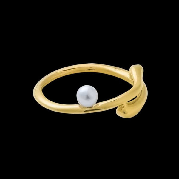 Craft layered pearl ring r93