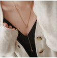 ロング ノット ネックレス n31