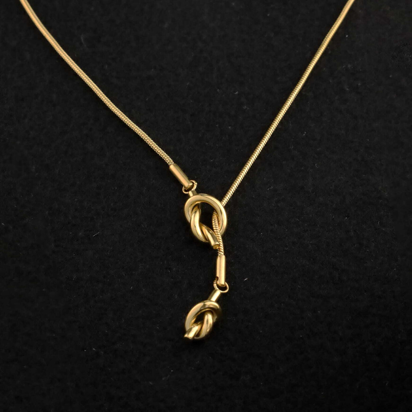 ロング ノット ネックレス n31