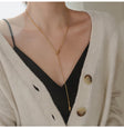 ロング ノット ネックレス n31